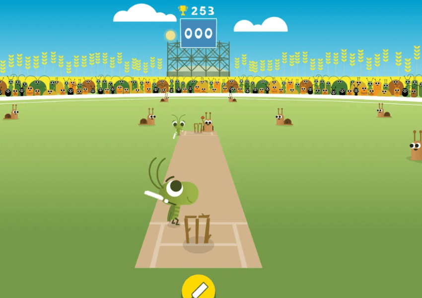 Vista previa del juego Doodle Cricket
